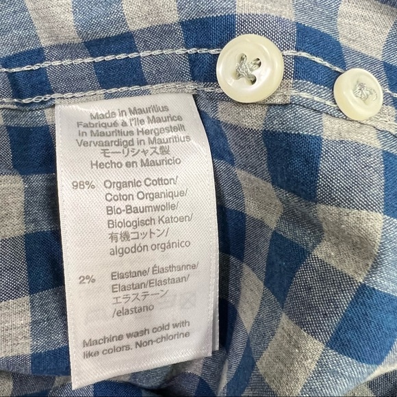 J. Crew Men’s Shirtings Classic Stretch Plaid Long Sleeve Button Down Shirt Sz S - Picture 8 of 11